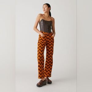 NWT Ragged Velvet Pants